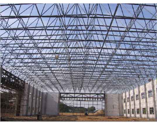 梅河口湖南长沙5712飞机库网架工程