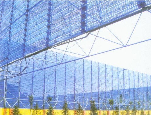 梅河口环保扫风墙网架工程