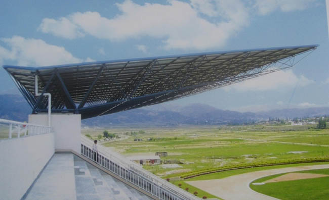 梅河口体育看台网架